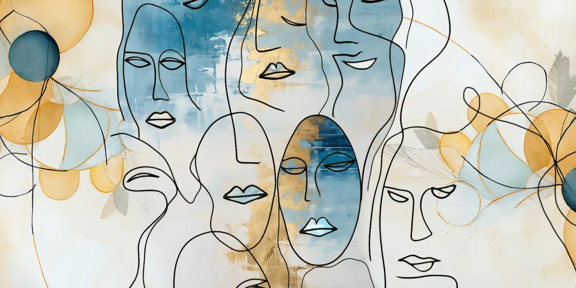 01c822dd-8948-40f7-8d59-bcd112251afe Toile tendue murale Visages et textures, troisième visuel
