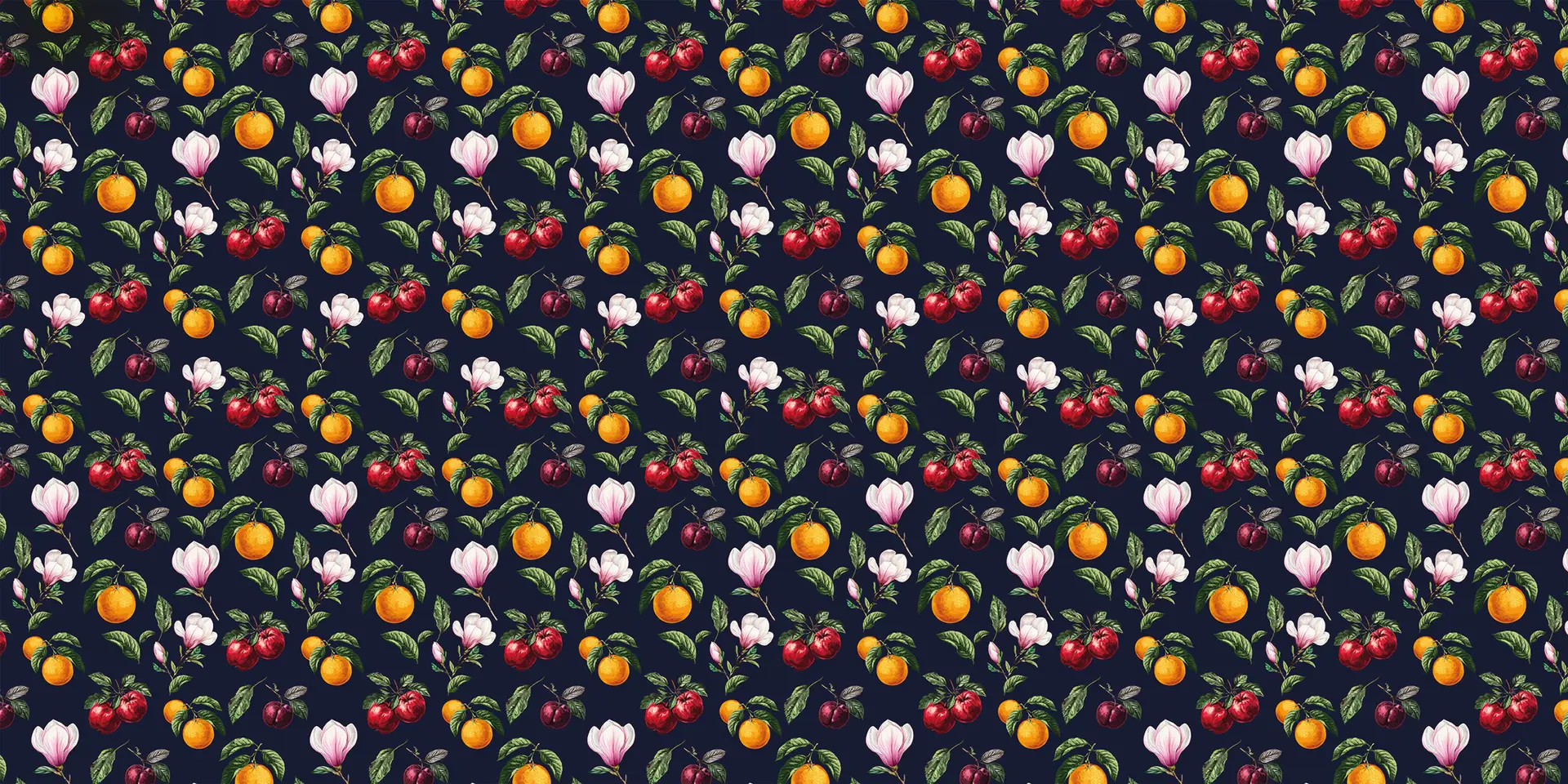 Toile tendue murale Multifruits et Magnolias, deuxième visuel
