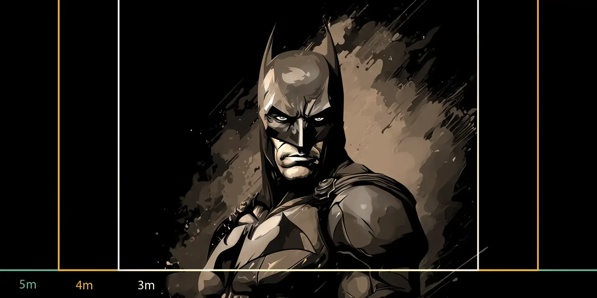 b67a95d4-e42b-422b-af2b-9db69b87d32b Toile tendue murale Dark Batman, troisième visuel