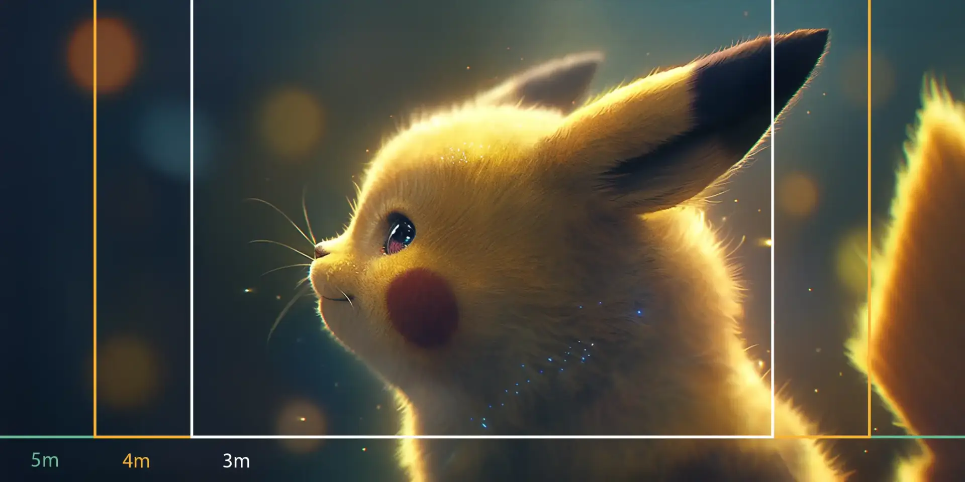 c788d4ad-c9f6-4133-8a31-3e2821ef273e Toile tendue murale Portrait de Pikachu, troisième visuel