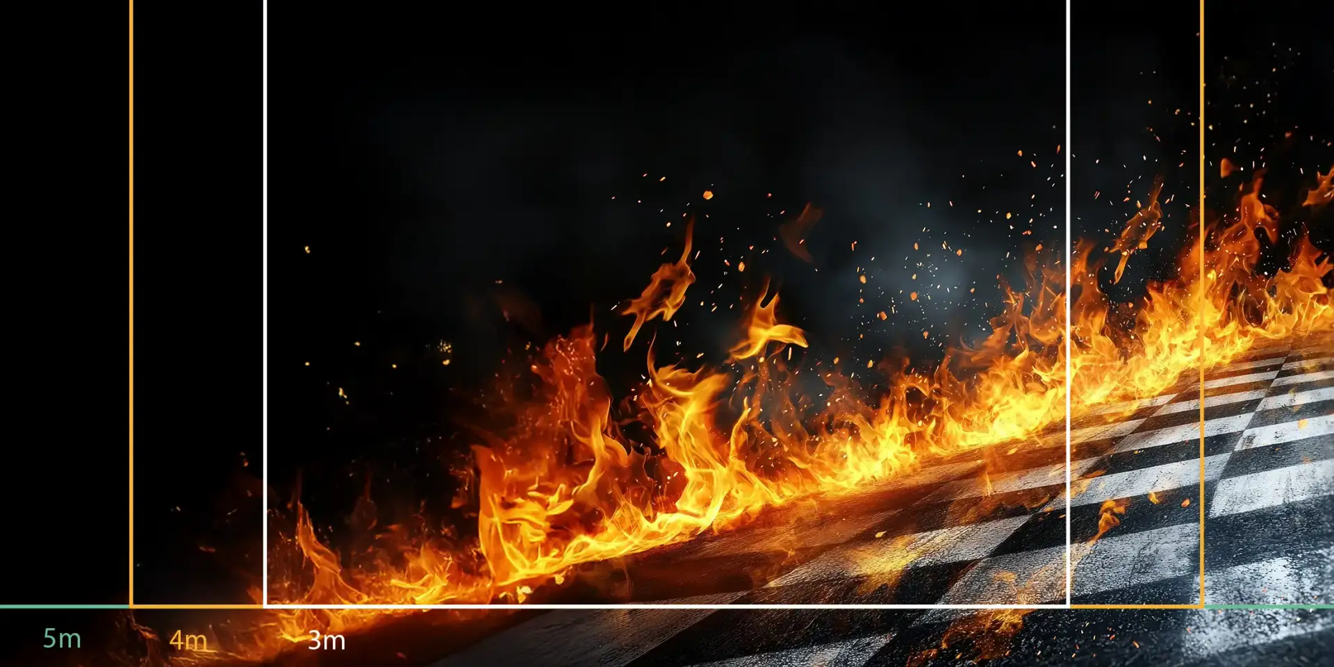 cb811126-0650-4cfd-81da-b120fabb9251 Toile tendue murale Road in fire, troisième visuel