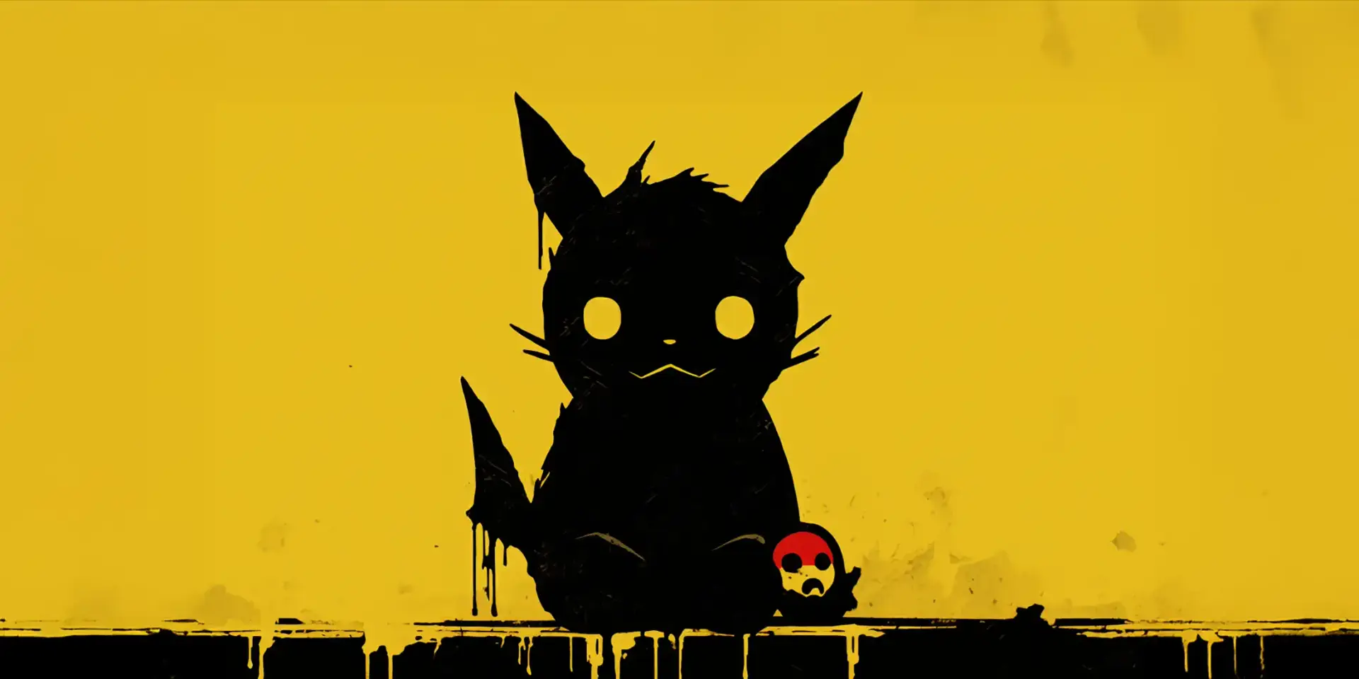 Toile tendue murale Graffiti de Pikachu, deuxième visuel