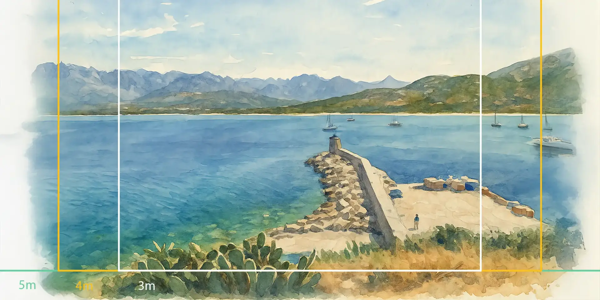 e79bcc1f-869d-4a7d-9b52-8c31e2c7dfaf Toile tendue murale Escale au Port, troisième visuel
