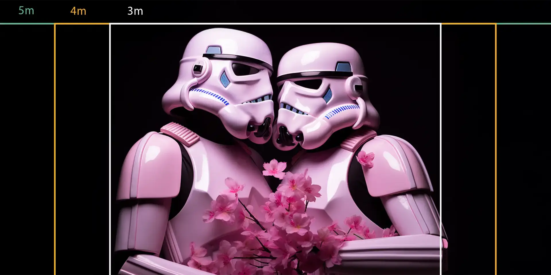 f367d1d2-17a9-4ea5-8d1f-f16f3c9d2980 Toile tendue murale Couple de Stormtroopers, troisième visuel