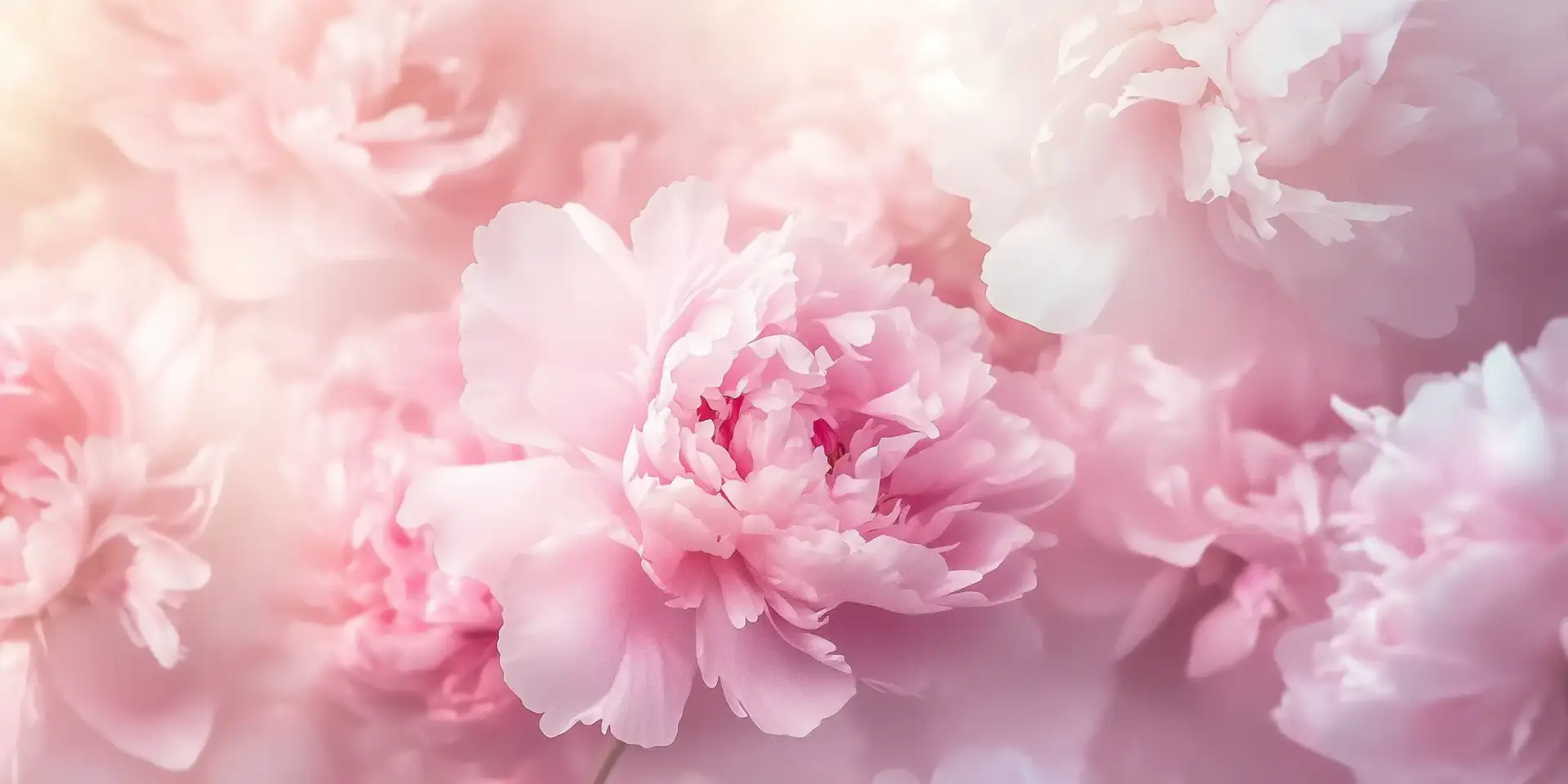 Toile tendue murale Rêve de pivoines, deuxième visuel