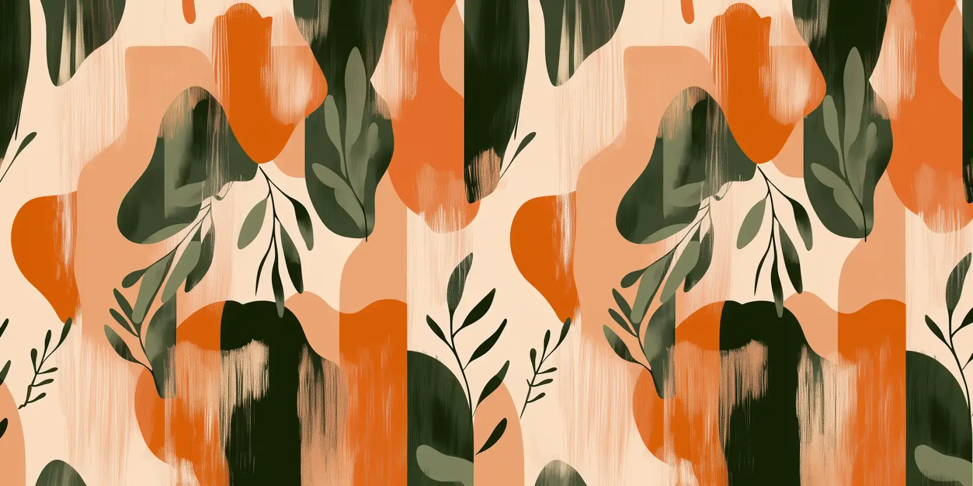Toile tendue murale Nature abstraite, posée dans un intérieur